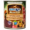 Happy&Fit Natural Dog Konzerv Vadhús & Bárány Burgonyával & Sáfrányolajjal 800g HF90913