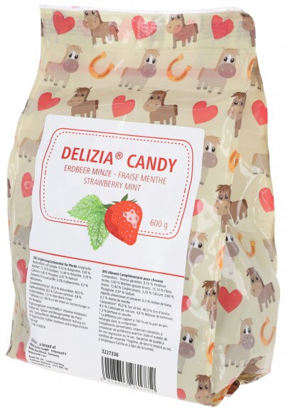 KERBL Delizia Candy epres/mentás 600g