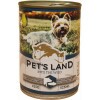 Pet s Land Dog Konzerv Sertés-Hal körtével 415g PL42700